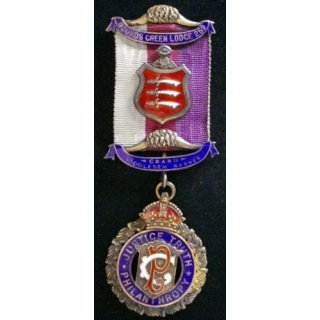 MÉDAILLE MAÇONNIQUE ANGLAISE LOGE N°259 1932