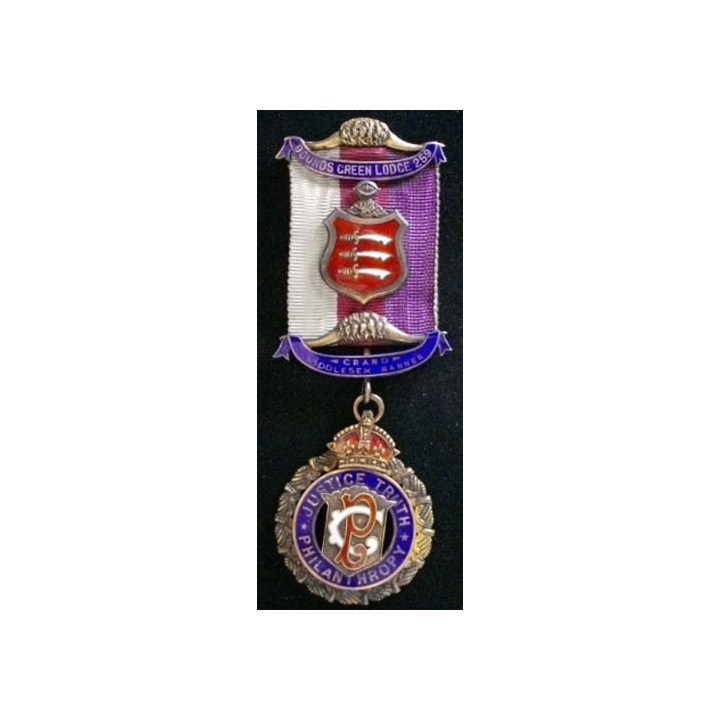 MÉDAILLE MAÇONNIQUE ANGLAISE LOGE N°259 1932