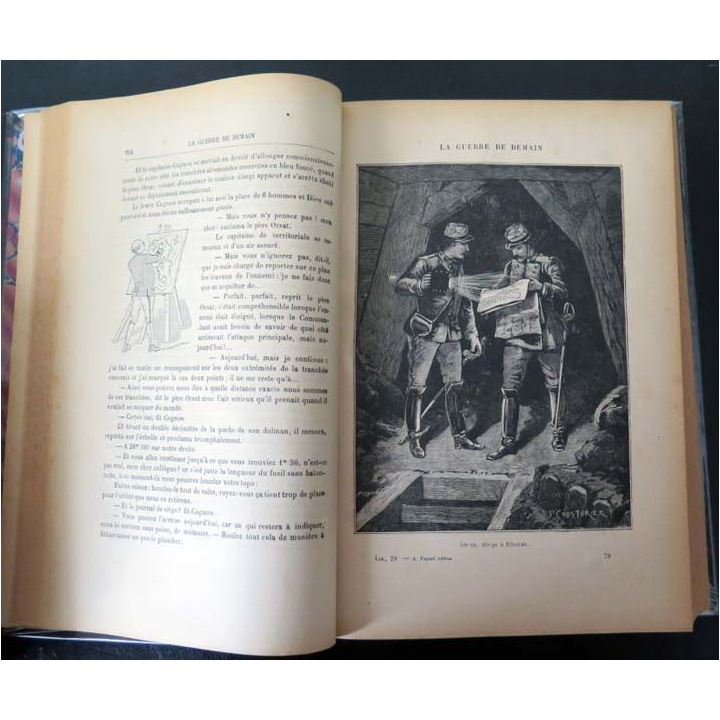 Vieux livres : Guerre de Demain TOME 2 CAPITAINE DANRIT FAYARD