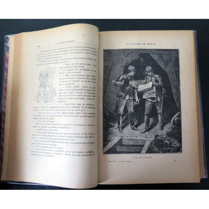 Vieux livres : Guerre de Demain TOME 2 CAPITAINE DANRIT FAYARD