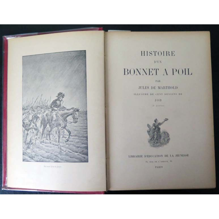 Vieux livres : Histoire d'un bonnet à poil par J.Marthold
