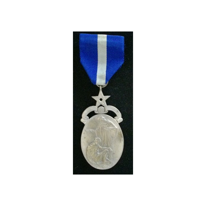 MÉDAILLE MAÇONNIQUE AEGROS SANAT HUMANITAS