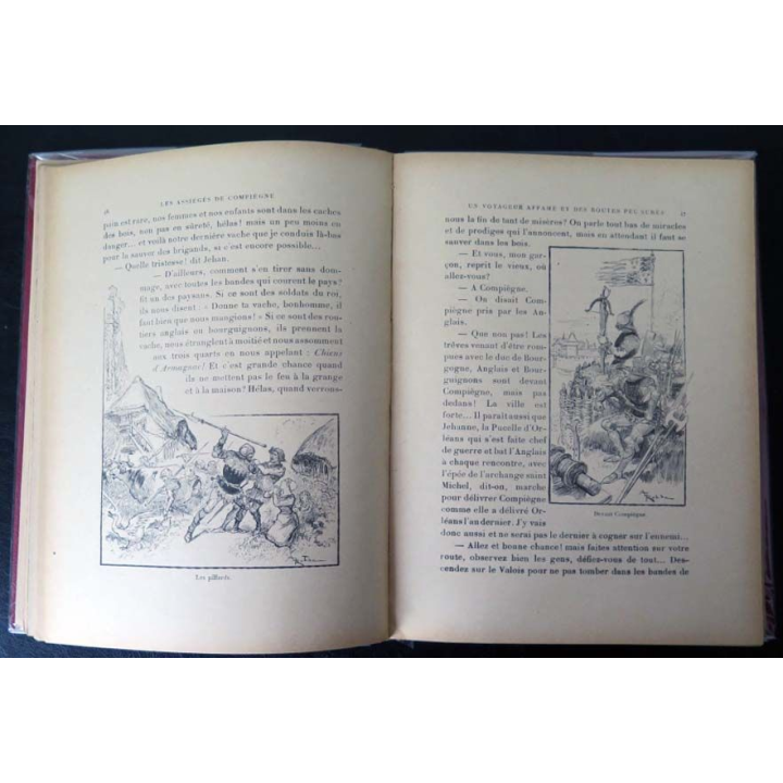 Vieux livres : Les Assiègés de Compiègne 1430 de A. Robida