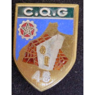 48° CQG 48° Cie de Quartier Général DRAGO PARIS G. 1493 en émail