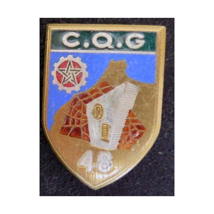 48° CQG 48° Cie de Quartier Général DRAGO PARIS G. 1493 en émail