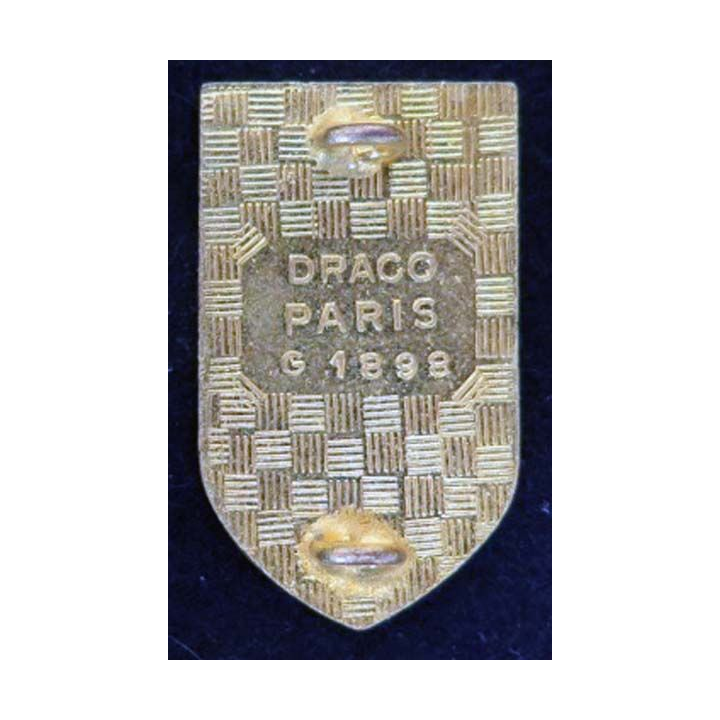414° CQG 48° Cie de Quartier Général DRAGO PARIS G. 1898 en émail