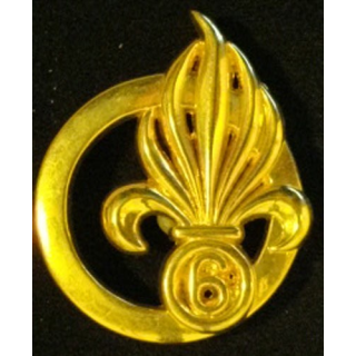 6° REG : 6° RÉGIMENT ÉTRANGER DU GÉNIE INSIGNE DE BÉRET