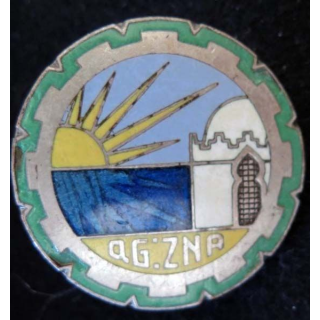 CQG ZNA Cie de Quartier Général ZNA DRAGO PARIS G. 1713 émail