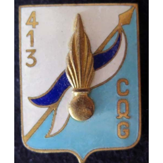 413° CQG 413° Cie de Quartier Général DRAGO G. 2071 en émail