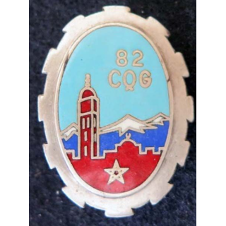 82° CQG 82° Cie de Quartier Général DRAGO PARIS en émail
