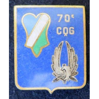 70° CQG 70° Cie de Quartier Général ALGER DRAGO PARIS en émail