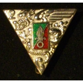 insigne du 2°REP Boussemart en 2001 G.1948 finition prestige argent