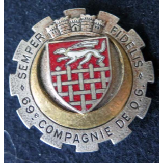 69° CQG 69° Compagnie de Quartier Général DRAGO PARIS G. 1295