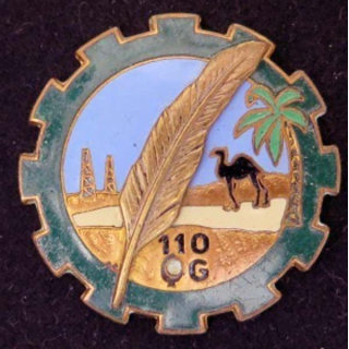 110° CQG 110° Compagnie de Quartier Général DRAGO PARIS G. 1645