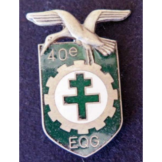40° EQG 40° Escadron de Quartier Général FIA G. 3906 en émail