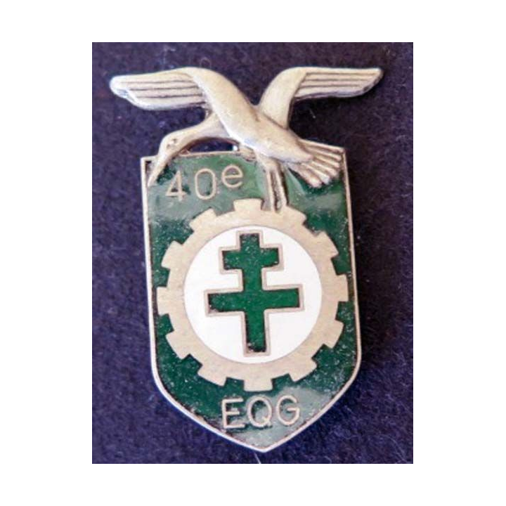 40° EQG 40° Escadron de Quartier Général FIA G. 3906 en émail
