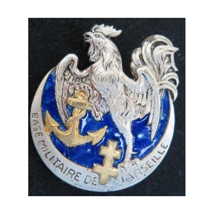 BMM Base Militaire de Marseille en émail