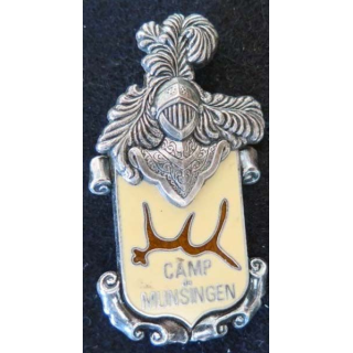 Camp de MUNSINGEN DELSART SENS en relief INSIGNE PAS CHER