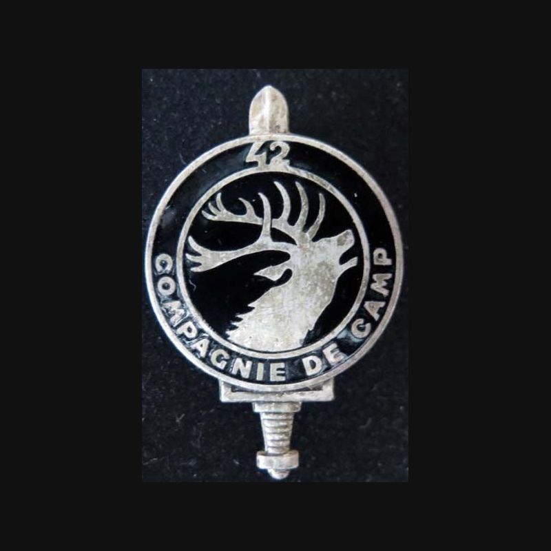 INSIGNE BÉRET PARACHUTISTE fabrication DRAGO Olivier métra 2ème type Indochine EUR 59,00
