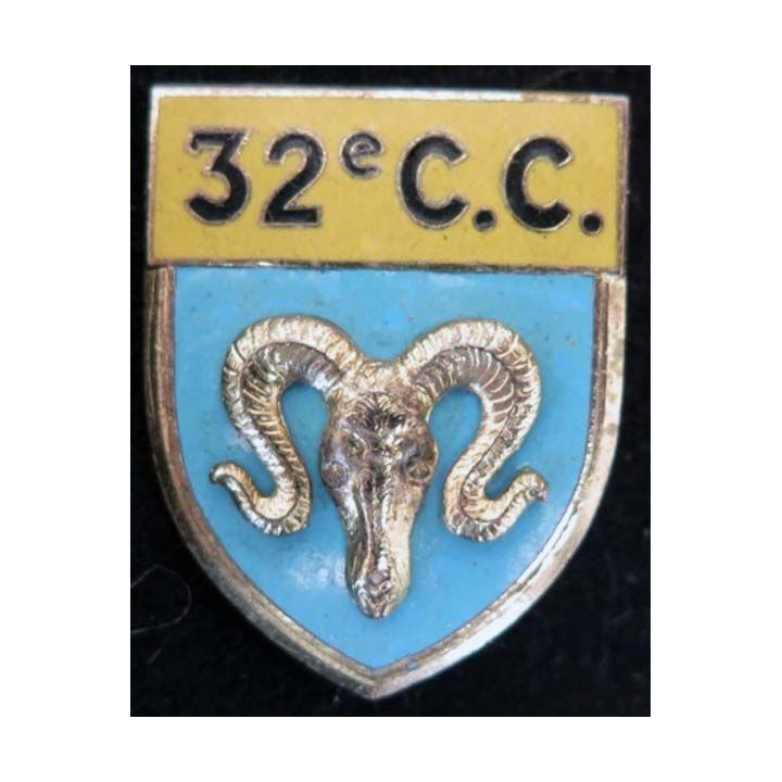 32° CC 32° compagnie de Camp LARZAC DRAGO G. 2092 en relief