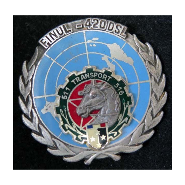 Insigne de la Cie Transport du 420° Dét Soutien Logistique FINUL