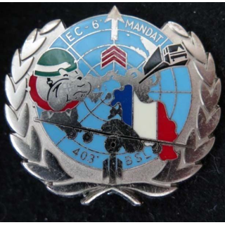 Insigne de l'EC du 403° Bat de Soutien Logistique FORPRONU BALME