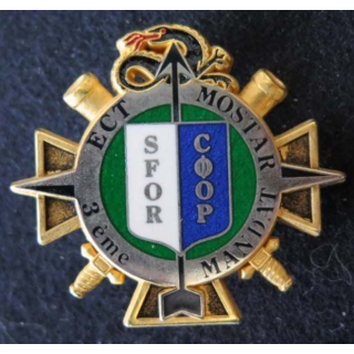Insigne de de l'Escadron de Circulation et Transport du RFS SFOR JMM