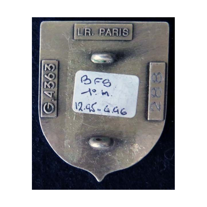 Insigne du Bataillon Français de Soutien IFOR LR PARIS