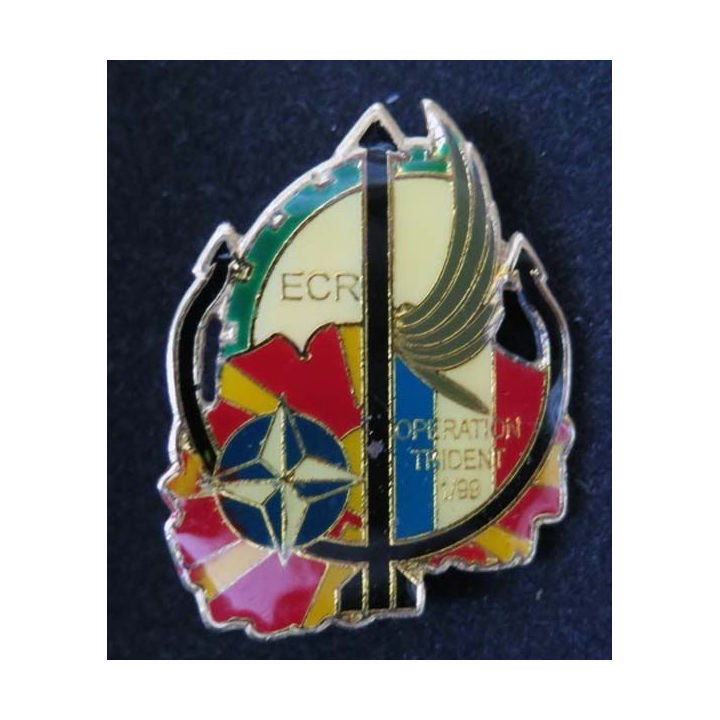 Insigne de l'Escadron de Circulation Routière OPERATION TRIDENT 03/99