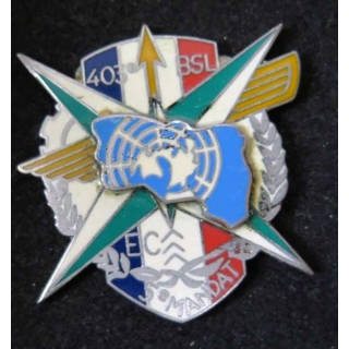 Insigne de l'EC du 403° Bat de Soutien Logistique FORPRONU PROMO CA