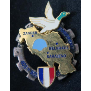 Insigne de l'ET du 403° Bat de Soutien Logistique FORPRONU DRAGO