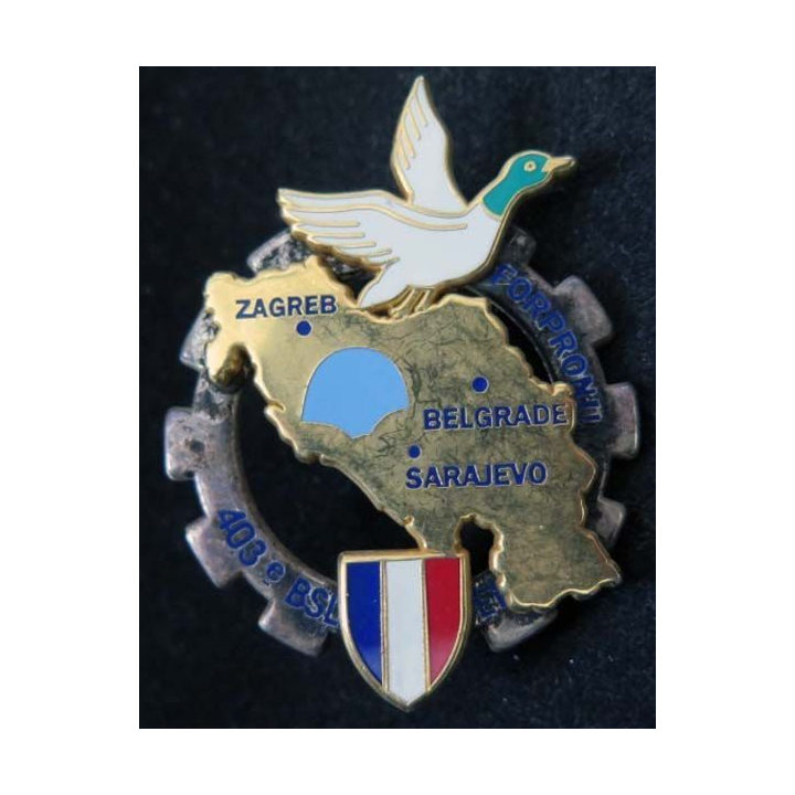 Insigne de l'ET du 403° Bat de Soutien Logistique FORPRONU DRAGO