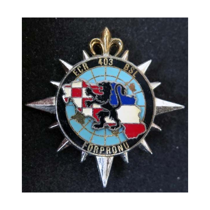 Insigne de l'ET du 403° Bat de Soutien Logistique FORPRONU DELSART
