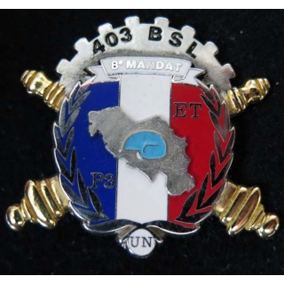 Insigne de l'ET du 403° bataillon de soutien logistique BOUSSEMART