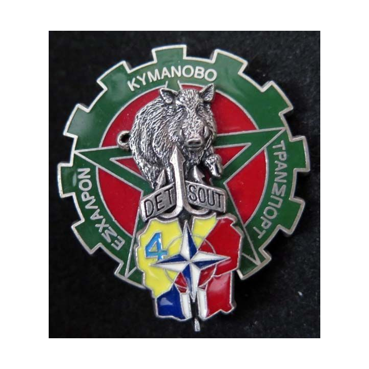Insigne de l'Escadron de Transport du 1° BLOG de la KFOR DELSART