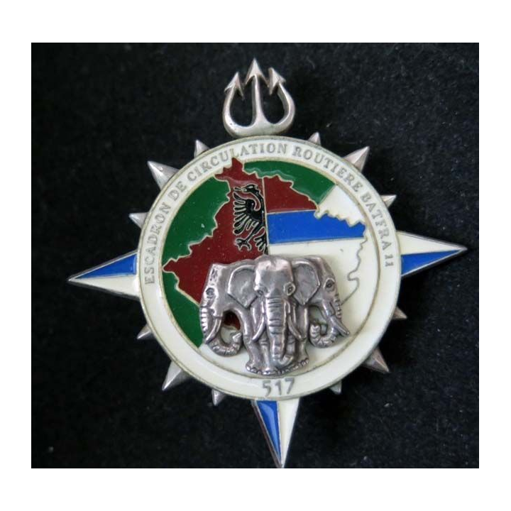 Insigne de l'Escadron de Circulation Routière BATFRA 11 KFOR DELSART