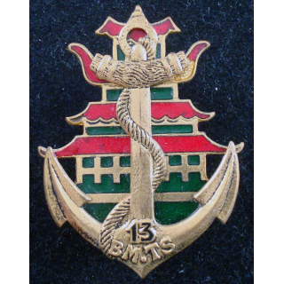 Insigne du 13° Bataillon de Marche de Tirailleurs Sénégalais DRAGO OM
