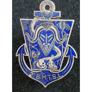Insigne du 2° Bataillon de Marche Tirailleurs Sénégalais Levant Drago