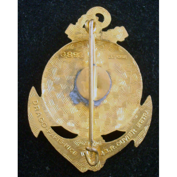 Insigne du Bataillon de Marche N° 2 / ACF DRAGO O M Déposé G. 893