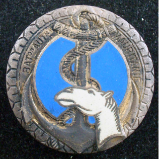 Insigne du Bataillon Autonome de Mauritanie DRAGO PARIS