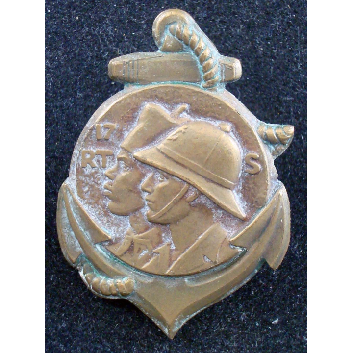 Insigne du 17° Régiment de Tirailleurs Sénégalais