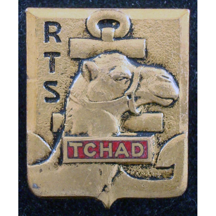 Insigne du Régiment de Tirailleurs Sénégalais du TCHAD DRAGO OM Déposé
