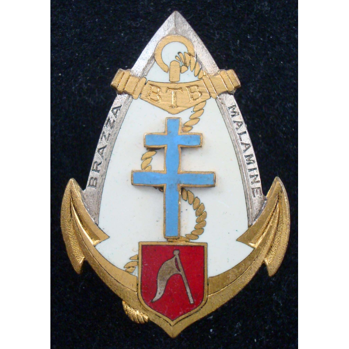 Insigne du Bataillon de Tirailleurs de Brazzaville DRAGO G. 1196