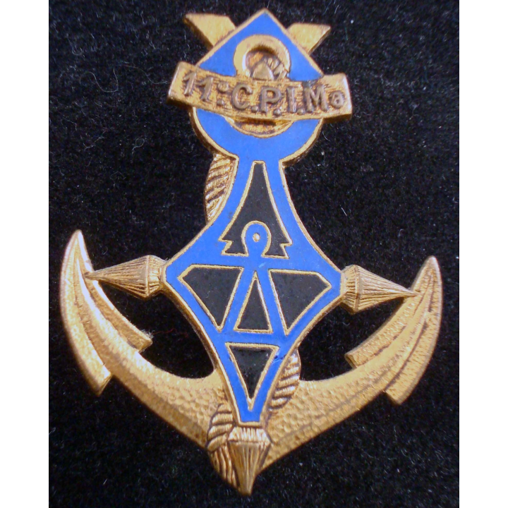 Insigne de la 11° Compagnie Portée d’Infanterie de Marine DRAGO émail
