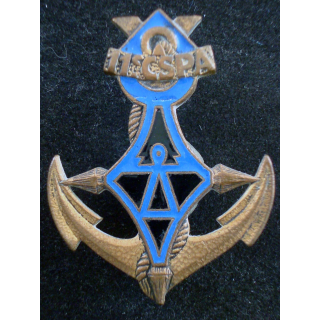 Insigne de la 11° Compagnie Saharienne Portée Africaine DRAGO émail