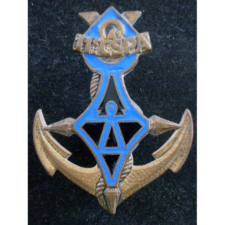 Insigne de la 11° Compagnie Saharienne Portée Africaine DRAGO émail