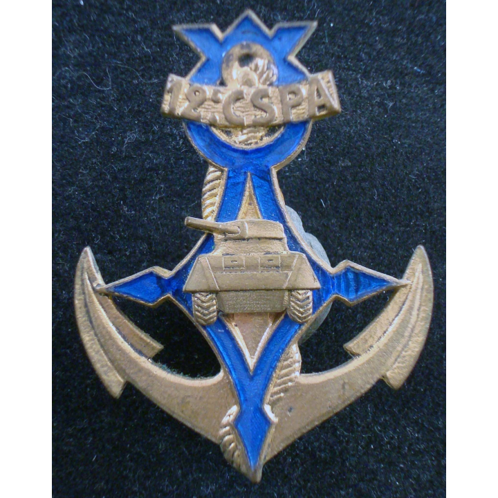 Insigne de la 12° Compagnie Saharienne Portée Africaine DRAGO émail