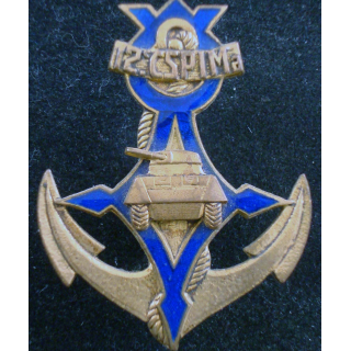 Insigne de la 12° Cie Saharienne Portée d’Infanterie de Marine DRAGO