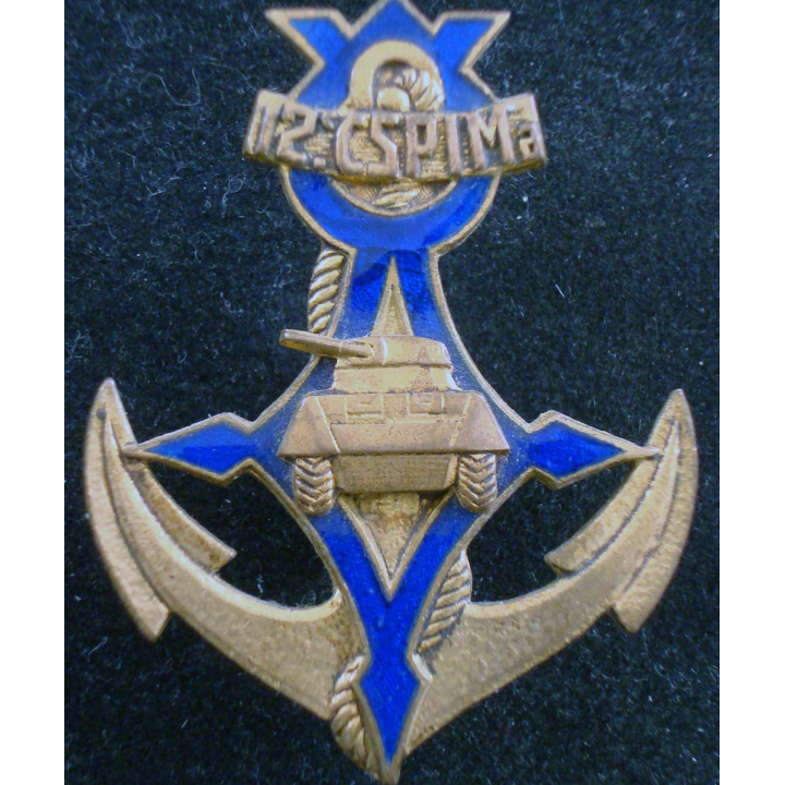 Insigne de la 12° Cie Saharienne Portée d’Infanterie de Marine DRAGO