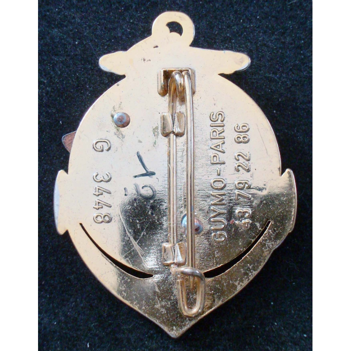Insigne du 41° Bataillon d’Infanterie de Marine GUYMO PARIS G. 3448